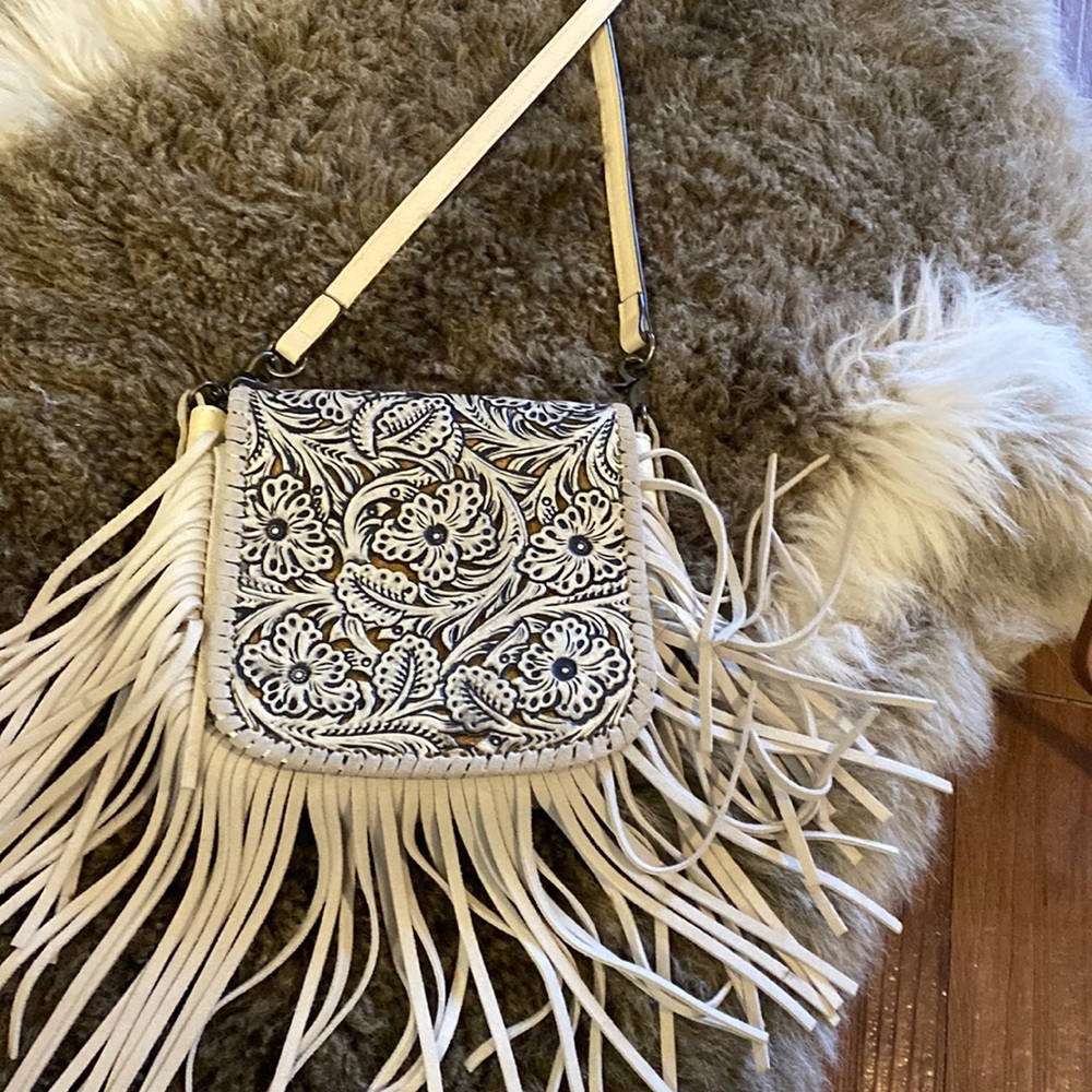 Hand Tooled Boho Western  Bag